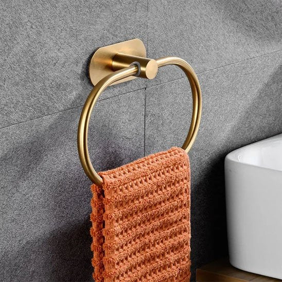 porte serviette salle de bain ovale