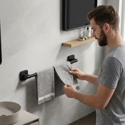 Porte serviettes murale | Design Compact - La Maison D'Amour