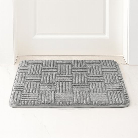 tapis salle de bain antidérapant moelleux