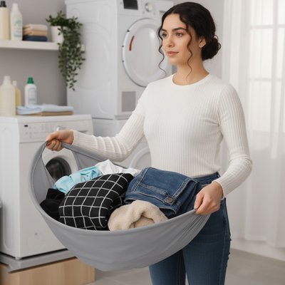 Panier à linge pliable | Gain de place design - La Maison D'Amour