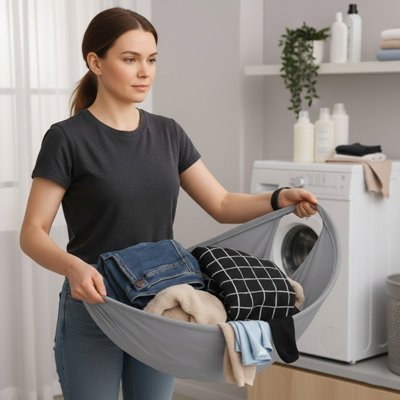 Panier à linge pliable | Gain de place design - La Maison D'Amour