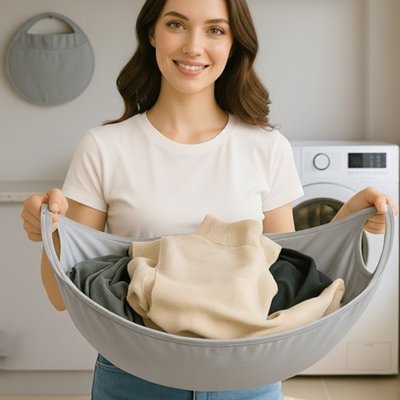 Panier à linge pliable | Gain de place design - La Maison D'Amour