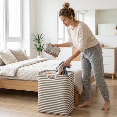 Panier à linge sale | Design Pratique - La Maison D'Amour