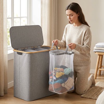 Panier à linge sale | Design Pratique - La Maison D'Amour