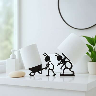Porte papier toilette | Design Élégant - La Maison D'Amour