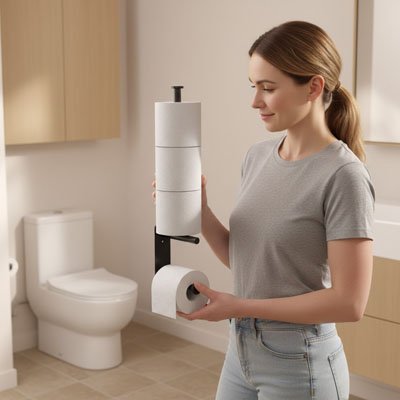 Porte papier toilette | Design Moderne - La Maison D'Amour
