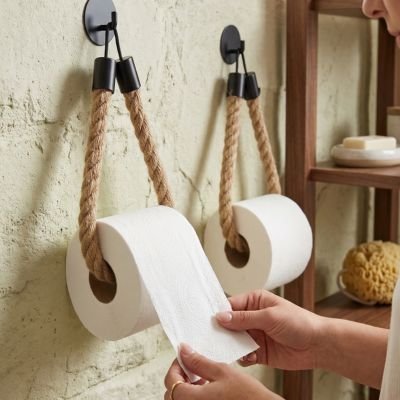 Porte papier toilette mural | Design Pratique - La Maison D'Amour