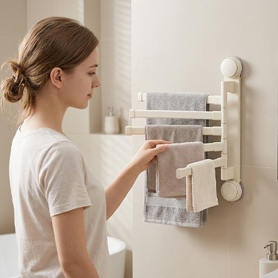 Porte serviette mural | Élégant et Pratique - La Maison D'Amour