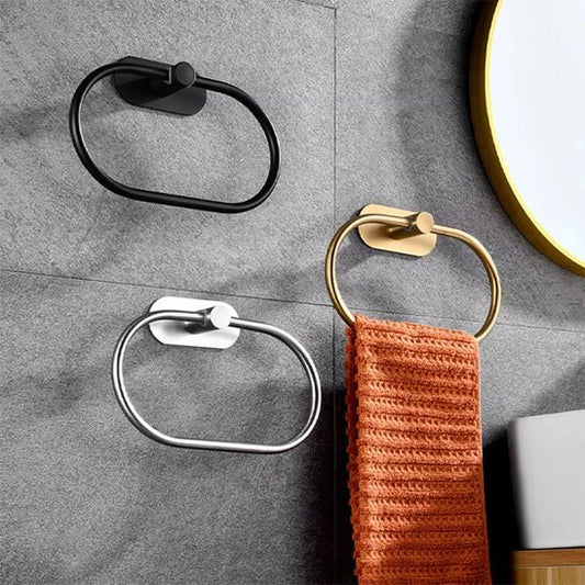 porte serviette ovale salle de bain