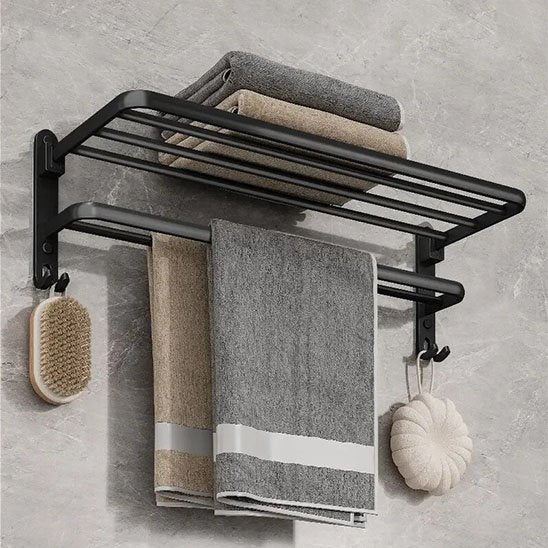 Porte serviette mural salle de bain| Édition Mat - La Maison D'Amour