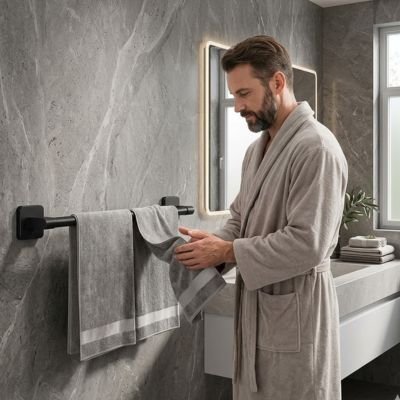 Porte serviettes murale | Design Compact - La Maison D'Amour
