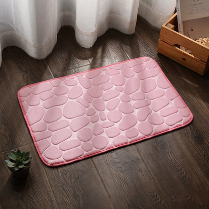 tapis de bain antidérapant rose 