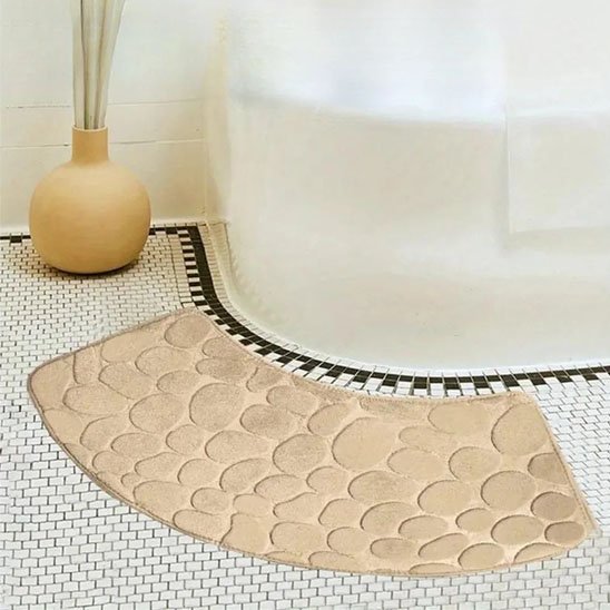 Tapis de bain | Semi-circulaire Antidérapant - La Maison D'Amour