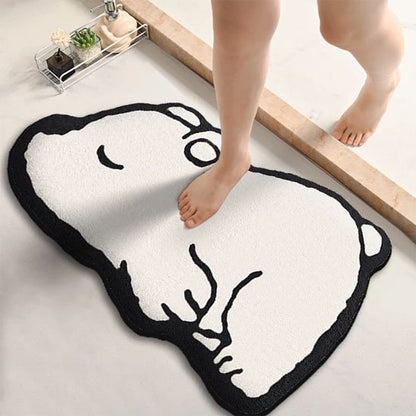 tapis de salle de bain animaux
