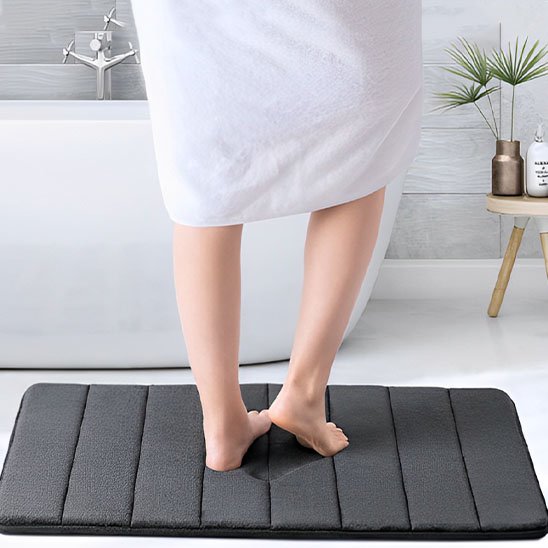 Tapis de salle de bain antidérapant 