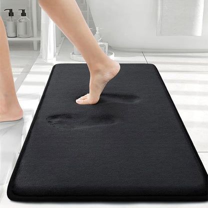 tapis de salle de bain en mousse