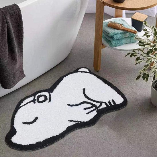 Tapis de salle de bain Kawaii Animals - La Maison D'Amour