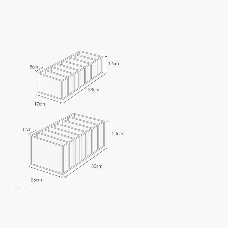 CompartStock™ - Boite de rangement souple - La Maison D'Amour